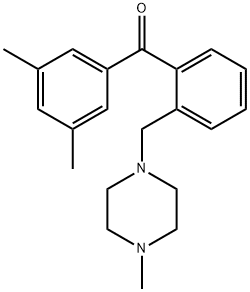 3,5-DIMETHYL-2'-(4-METHYLPIPERAZINOMETHYL) BENZOPHENONE