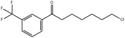 7-CHLORO-1-OXO-1-(3-TRIFLUOROMETHYLPHENYL)HEPTANE|