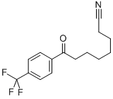 8-OXO-8-(4-TRIFLUOROMETHYLPHENYL)OCTANENITRILE Struktur