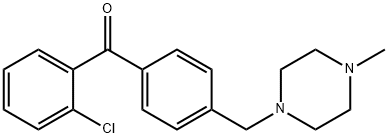 2-CHLORO-4'-(4-METHYLPIPERAZINOMETHYL) BENZOPHENONE