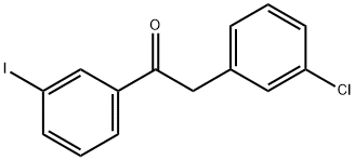 2-(3-CHLOROPHENYL)-3'-IODOACETOPHENONE|2-(3-氯苯基)-1-(3-碘苯基)乙-1-酮