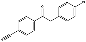 2-(4-BROMOPHENYL)-4'-CYANOACETOPHENONE Struktur