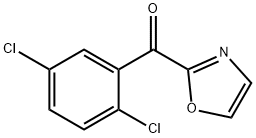 2-(2,5-ジクロロベンゾイル)オキサゾール 化学構造式