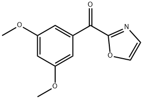 2-(3,5-ジメトキシベンゾイル)オキサゾール 化学構造式