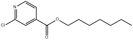 2-クロロイソニコチン酸ヘプチル 化学構造式
