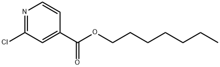 HEPTYL 2-CHLOROISONICOTINATE Struktur