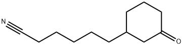 6-(3-OXOCYCLOHEXYL)HEXANENITRILE Structure