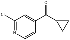 (2-氯吡啶-4-基)-环丙基-甲酮, 898785-12-1, 结构式