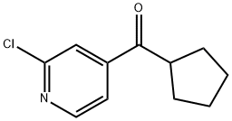 (2-CHLORO-PYRIDIN-4-YL)-CYCLOPENTYL-METHANONE 结构式