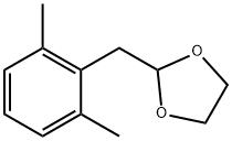 2,6-DIMETHYL(1,3-DIOXOLAN-2-YLMETHYL)BENZENE 结构式