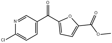 2-CHLORO-5-(5-METHOXYCARBONYL-2-FUROYL)PYRIDINE Structure