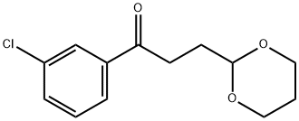 3'-CHLORO-3-(1,3-DIOXAN-2-YL)PROPIOPHENONE