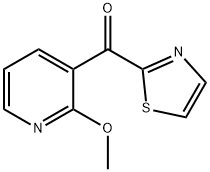 2-METHOXY-3-THIAZOYLPYRIDINE Struktur