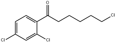 6-CHLORO-1-(2,4-DICHLOROPHENYL)-1-OXOHEXANE Structure