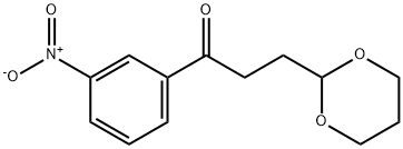 3-(1,3-DIOXAN-2-YL)-3'-NITROPROPIOPHENONE Structure