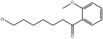 7-CHLORO-1-(2-METHOXYPHENYL)-1-OXOHEPTANE Structure
