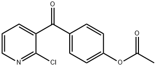 4-(2-氯烟酰基)苯乙酸酯 结构式