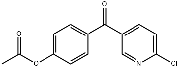 5-(4-ACETOXYBENZOYL)-2-CHLOROPYRIDINE|4-(6-氯烟酰基)苯乙酸酯