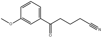 5-(3-甲氧基苯基)-5-氧代戊腈,898786-58-8,结构式