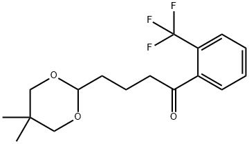 898786-61-3 4-(5,5-ジメチル-1,3-ジオキサン-2-イル)-2'-トリフルオロメチルブチロフェノン