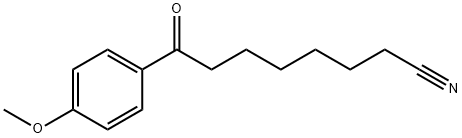 8-(4-METHOXYPHENYL)-8-OXOOCTANENITRILE 化学構造式