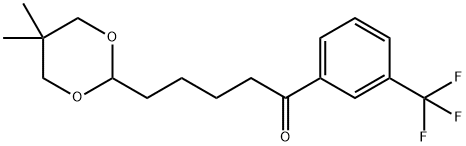 5-(5,5-DIMETHYL-1,3-DIOXAN-2-YL)-3'-TRIFLUOROMETHYLVALEROPHENONE