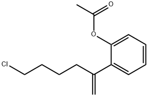 2'-ACETOXY-5-CHLOROVALEROPHENONE Structure