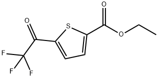ETHYL 5-TRIFLUOROACETYL-2-THENOATE, 898787-39-8, 结构式