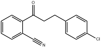 3-(4-CHLOROPHENYL)-2'-CYANOPROPIOPHENONE Struktur