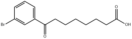 8-(3-BROMOPHENYL)-8-OXOOCTANOIC ACID Structure