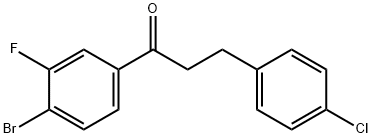 4'-BROMO-3-(4-CHLOROPHENYL)-3'-FLUOROPROPIOPHENONE