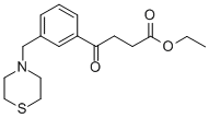 ETHYL 4-OXO-4-[3-(THIOMORPHOLINOMETHYL)PHENYL]BUTYRATE