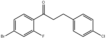 4'-BROMO-3-(4-CHLOROPHENYL)-2'-FLUOROPROPIOPHENONE|