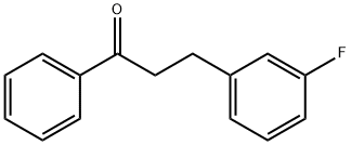 3-(3-フルオロフェニル)プロピオフェノン 化学構造式