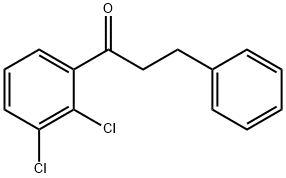 2',3'-ジクロロ-3-フェニルプロピオフェノン 化学構造式