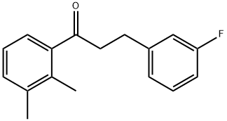 2',3'-DIMETHYL-3-(3-FLUOROPHENYL)PROPIOPHENONE