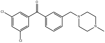 3,5-DICHLORO-3'-(4-METHYLPIPERAZINOMETHYL) BENZOPHENONE price.