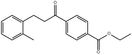 4'-CARBOETHOXY-3-(2-METHYLPHENYL)PROPIOPHENONE