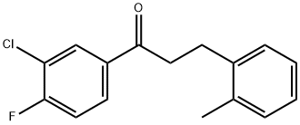 3'-CHLORO-4'-FLUORO-3-(2-METHYLPHENYL)PROPIOPHENONE