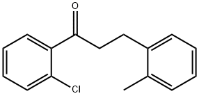 2'-CHLORO-3-(2-METHYLPHENYL)PROPIOPHENONE Structure