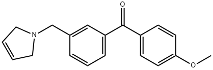 4'-METHOXY-3-(3-PYRROLINOMETHYL) BENZOPHENONE