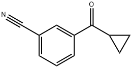 3-CYANOPHENYL CYCLOPROPYL KETONE, 898789-86-1, 结构式