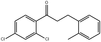 2',4'-DICHLORO-3-(2-METHYLPHENYL)PROPIOPHENONE Structure