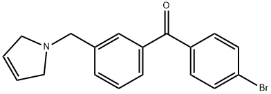 4'-BROMO-3-(3-PYRROLINOMETHYL) BENZOPHENONE