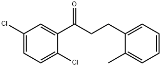 2',5'-DICHLORO-3-(2-METHYLPHENYL)PROPIOPHENONE Structure