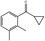 CYCLOPROPYL 2,3-DIMETHYLPHENYL KETONE Struktur
