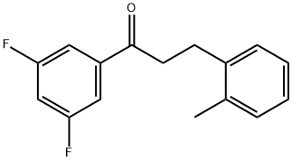 898790-14-2 3',5'-ジフルオロ-3-(2-メチルフェニル)プロピオフェノン