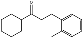 CYCLOHEXYL 2-(2-METHYLPHENYL)ETHYL KETONE Structure