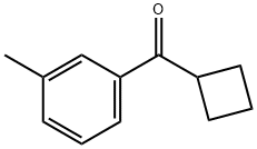 环丁基(间甲苯基)甲酮, 898790-40-4, 结构式