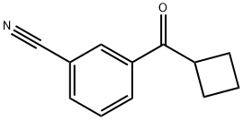3-环丁烷羰基苯腈,898790-48-2,结构式